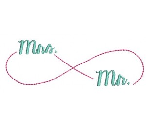 Stickdatei - Unendlichkeitszeichen